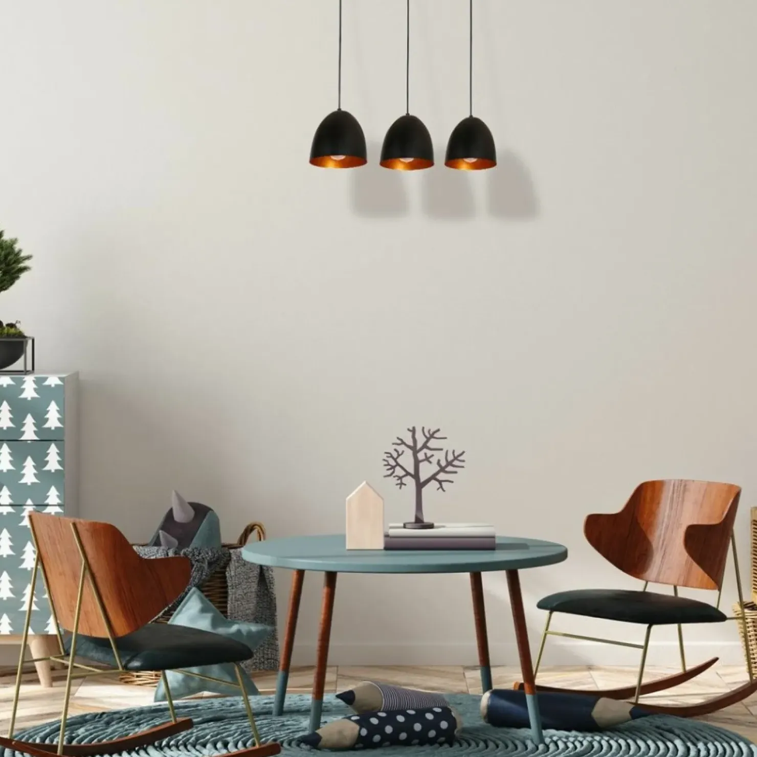 Shop Sklep Kaja Lampa wisząca w kolorze głębokiej czerni MLP5588 z serii VEGAS | Kaja Oświetleni