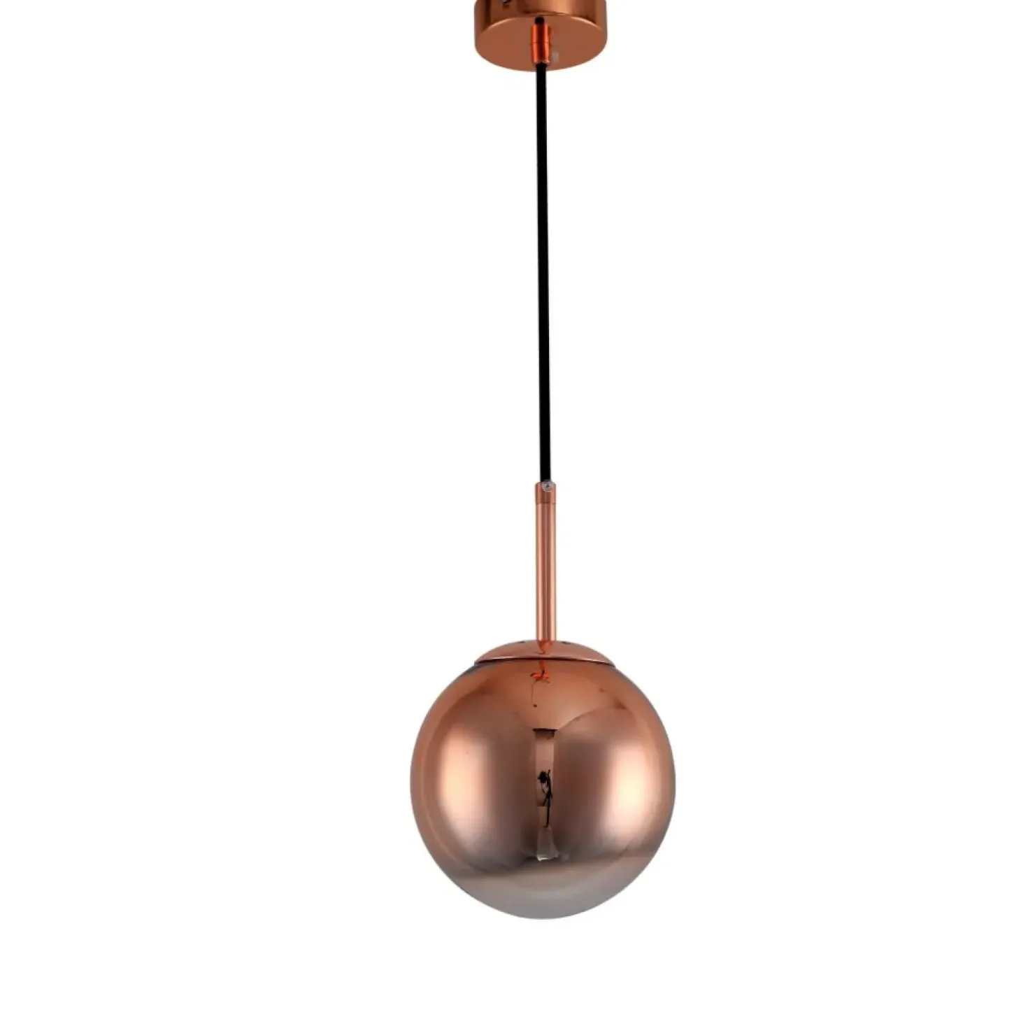 Flash Sale Sklep Kaja Lampa wisząca w kolorze różowego złota LP-2844/1P S MI z serii PALLA