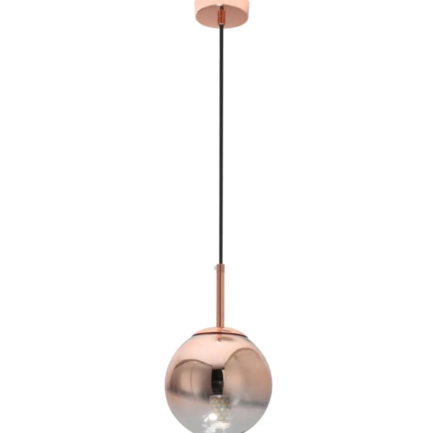 Flash Sale Sklep Kaja Lampa wisząca w kolorze różowego złota LP-2844/1P S MI z serii PALLA