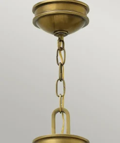 Lampa wisząca w kolorze starego mosiądzu HK-COLLIER-P z serii COLLIER*Sklep Kaja Cheap