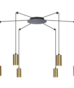 Discount Sklep Kaja Lampa wisząca w kształcie pająka - K-4893 z serii VIGO | Kaja