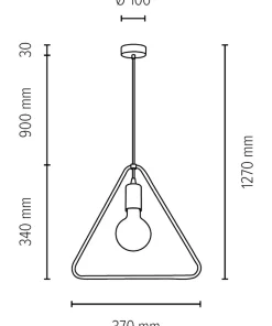 Cheap Sklep Kaja Lampa wisząca w minimalistycznym stylu 1652174 CARSTEN | Kaja