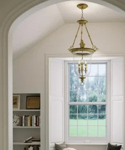 Lampa wisząca w pałacowym stylu HK-CAMBRIDGE-P-L z serii CAMBRIDGE*Sklep Kaja New
