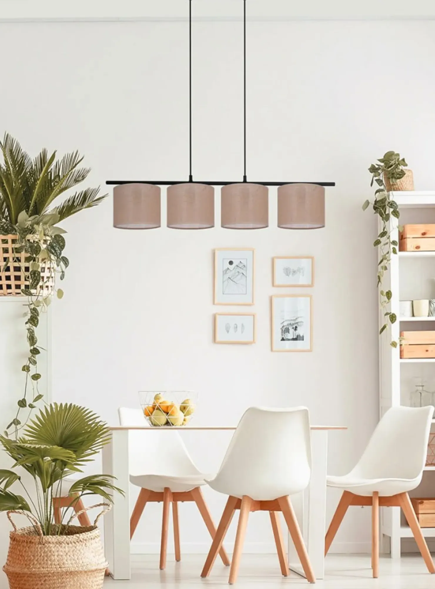Lampa wisząca w stylu boho nad wyspę kuchenną K-4377 | Kaja*Sklep Kaja Store