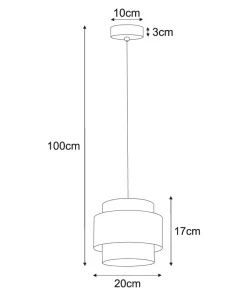 Lampa wisząca w stylu boho, biało-beżowa K-5270 z serii CEZAR*Sklep Kaja Clearance