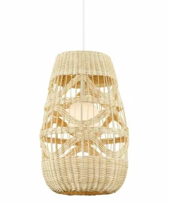 Outlet Sklep Kaja Lampa wisząca w stylu boho, pleciony abażur ML0352 ARONA | Kaja