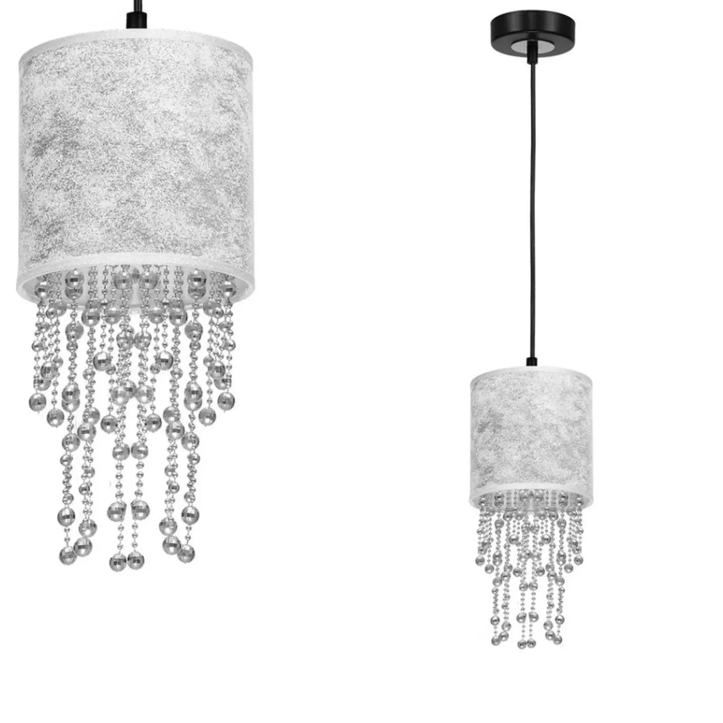 Lampa wisząca w stylu glamour, z kryształami MLP6434 z serii ALMERIA | Kaja Oświ*Sklep Kaja Fashion