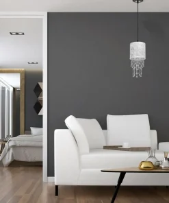 Lampa wisząca w stylu glamour, z kryształami MLP6434 z serii ALMERIA | Kaja Oświ*Sklep Kaja Fashion