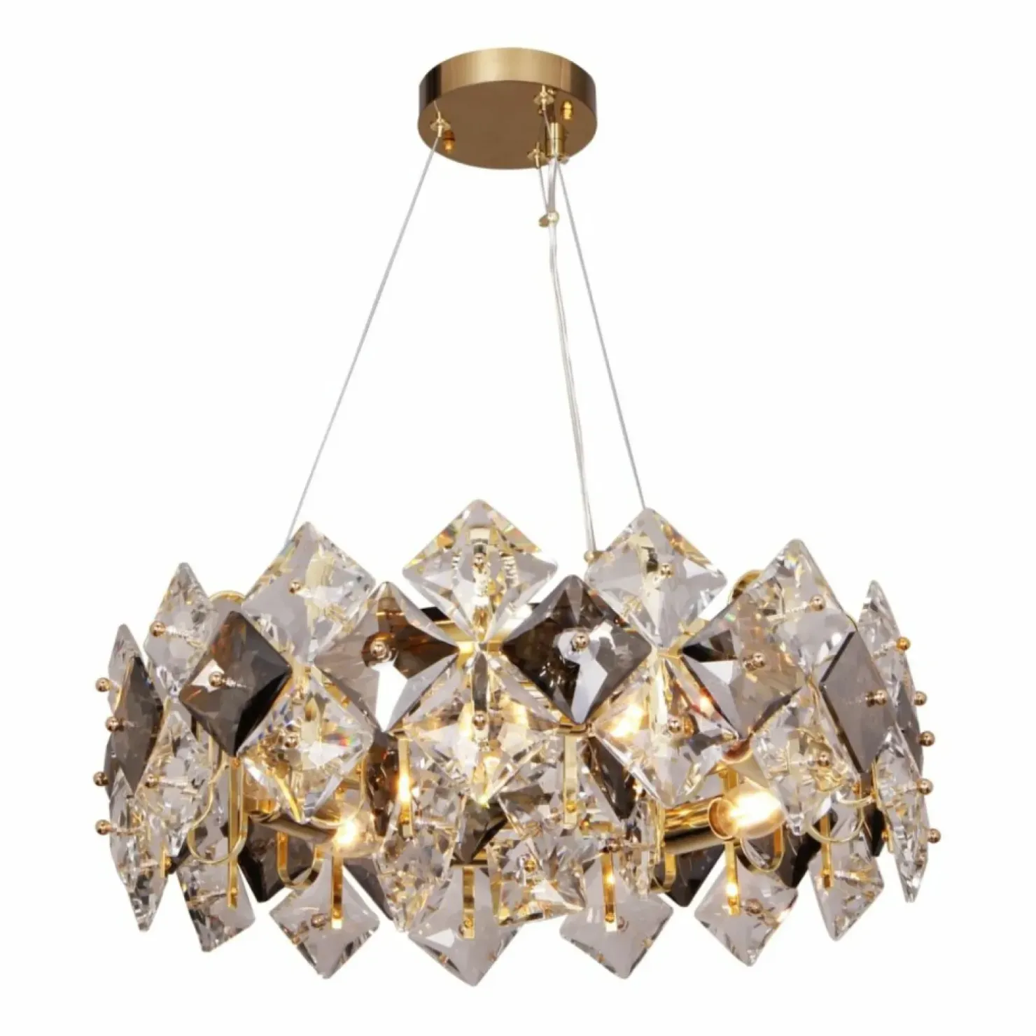 Flash Sale Sklep Kaja Lampa wisząca w stylu nowoczesnego glamour 9864-500 TIARA | Kaja