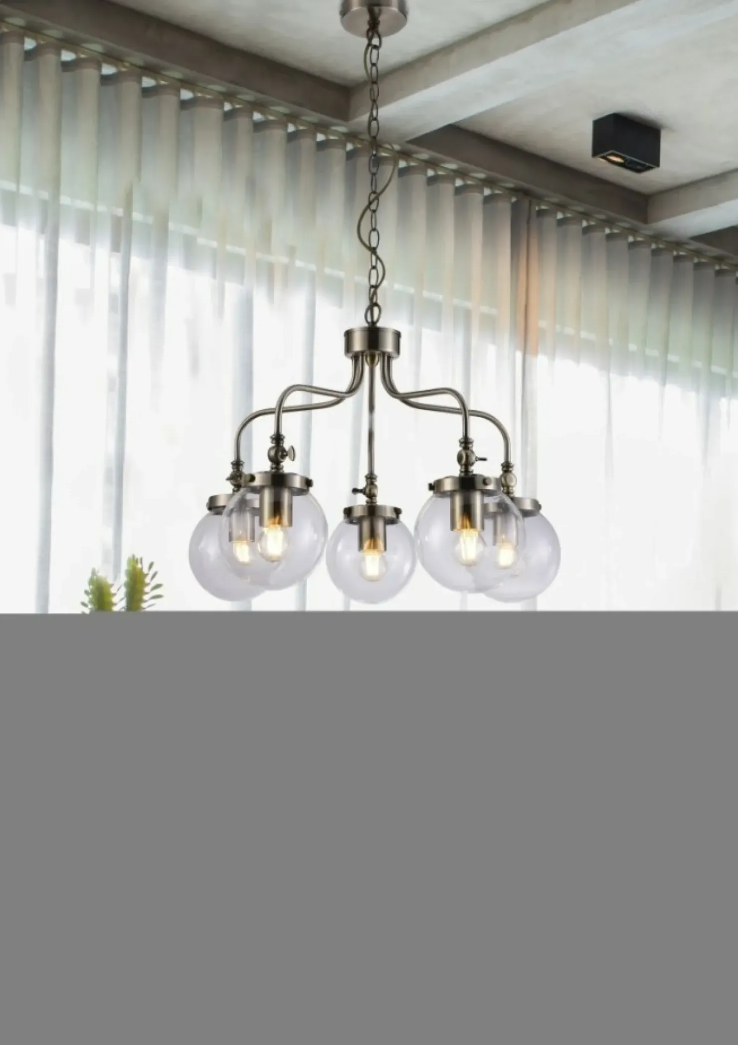 Clearance Sklep Kaja Lampa wisząca w stylu przemysłowym 35-70876 BALLET | Kaja Oświetlenie patyna