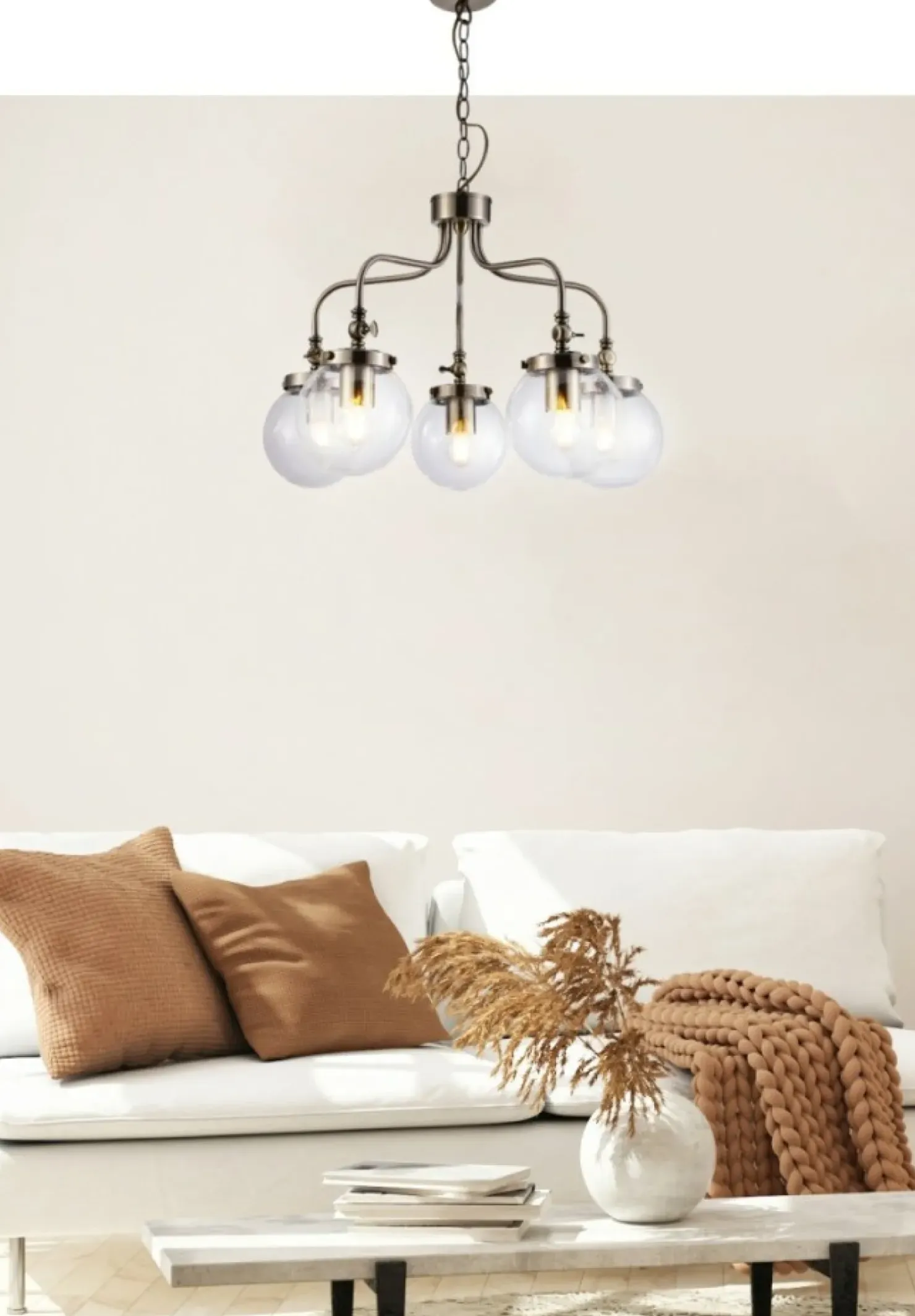 Clearance Sklep Kaja Lampa wisząca w stylu przemysłowym 35-70876 BALLET | Kaja Oświetlenie patyna