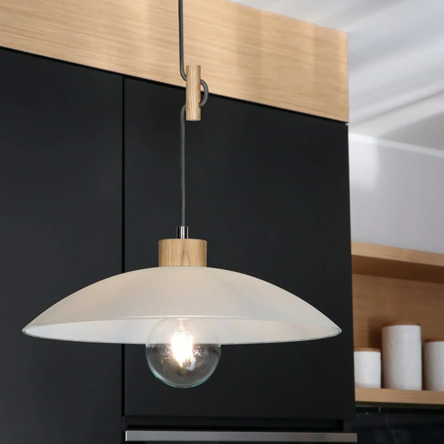 Lampa wisząca w stylu retro, idealna do kuchni 1408174 JONA | Kaja*Sklep Kaja Flash Sale
