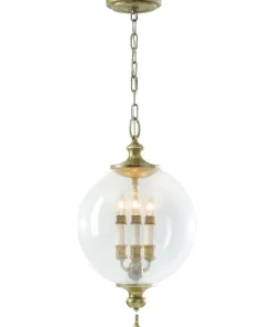 Lampa wisząca, świecznik w kloszu FE-ARGENTO-P z serii ARGENTO*Sklep Kaja Clearance