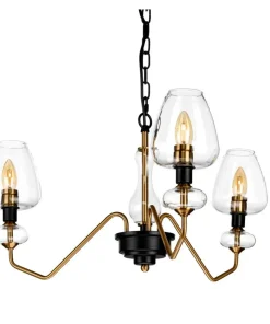 Lampa wisząca, żyrandol na łańcuchu DL-ARMAND3-AB z serii ARMAND*Sklep Kaja Clearance