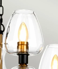 Lampa wisząca, żyrandol na łańcuchu DL-ARMAND3-AB z serii ARMAND*Sklep Kaja Clearance