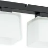 Lampa wisząca z 2 białymi kloszami O2972 P2 CZA + BIA | Kaja*Sklep Kaja Flash Sale