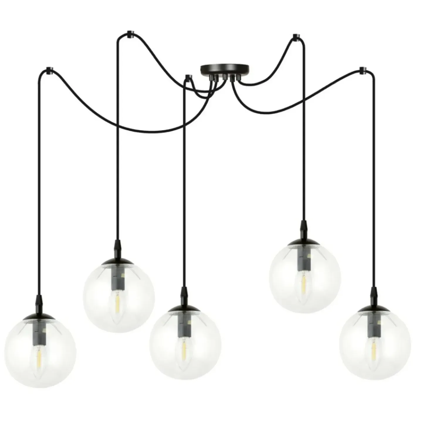 Sale Sklep Kaja Lampa wisząca z 5 kloszami dająca dużo światła 936/5 | Kaja