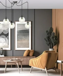 Sale Sklep Kaja Lampa wisząca z 5 kloszami dająca dużo światła 936/5 | Kaja