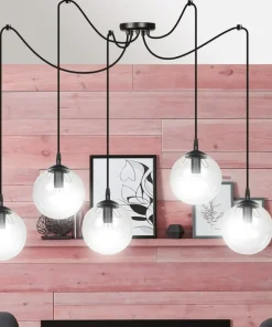 Sale Sklep Kaja Lampa wisząca z 5 kloszami dająca dużo światła 936/5 | Kaja