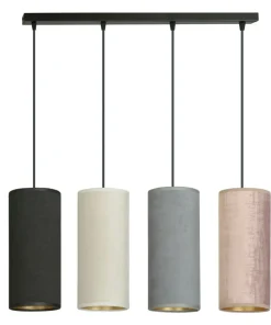 Lampa wisząca z abażurami w różnych kolorach 1068/4 BENTE | Kaja*Sklep Kaja Hot