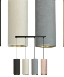 Lampa wisząca z abażurami w różnych kolorach 1068/4 BENTE | Kaja*Sklep Kaja Hot