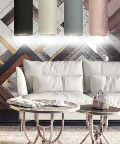 Lampa wisząca z abażurami w różnych kolorach 1068/4 BENTE | Kaja*Sklep Kaja Hot