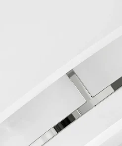 New Sklep Kaja Lampa wisząca z abażurem, srebrna HK-GRAHAM-L-PN z serii GRAHAM polerowanynikiel