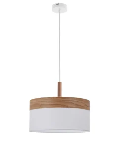 New Sklep Kaja Lampa wisząca z abażurem, w stylu rustykalnym 31-27795 z serii ORTO | Kaja Oświe