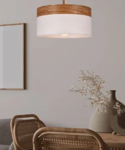 New Sklep Kaja Lampa wisząca z abażurem, w stylu rustykalnym 31-27795 z serii ORTO | Kaja Oświe