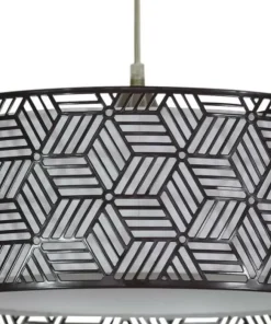 Shop Sklep Kaja Lampa wisząca z ażurowym zdobieniem 31-58836 BROWN | Kaja Oświetlenie brąz