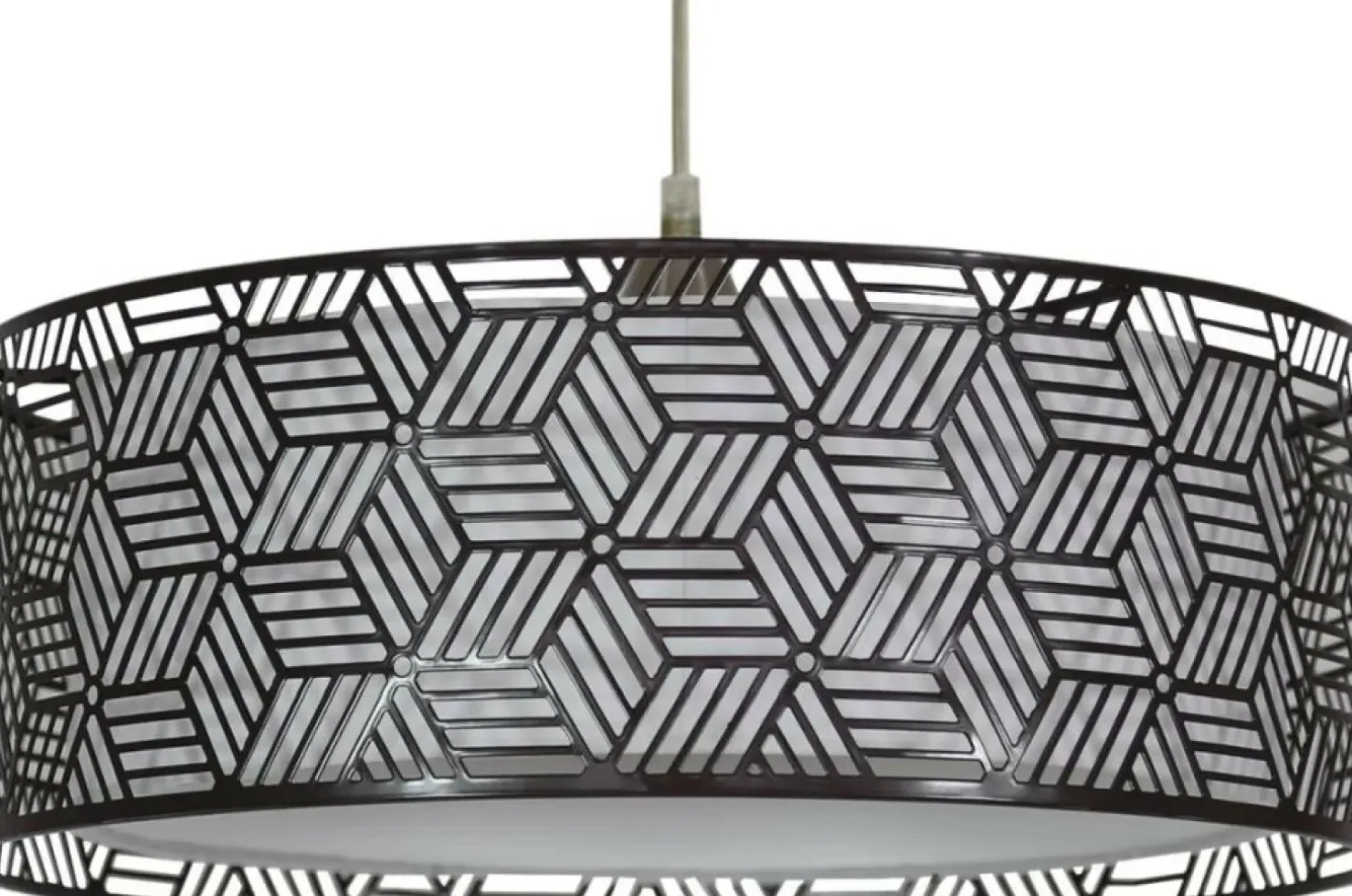 Shop Sklep Kaja Lampa wisząca z ażurowym zdobieniem 31-58836 BROWN | Kaja Oświetlenie brąz