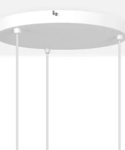 Lampa wisząca z białymi abażurami, nad stół K-5212 z serii VICTORIA*Sklep Kaja Cheap