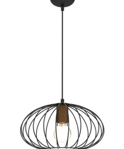 Discount Sklep Kaja Lampa wisząca z brązową oprawkę na żarówkę MLP7959 z serii MERIDIANO | Kaja Oświ