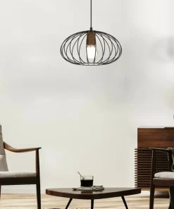 Discount Sklep Kaja Lampa wisząca z brązową oprawkę na żarówkę MLP7959 z serii MERIDIANO | Kaja Oświ
