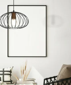 Discount Sklep Kaja Lampa wisząca z brązową oprawkę na żarówkę MLP7959 z serii MERIDIANO | Kaja Oświ