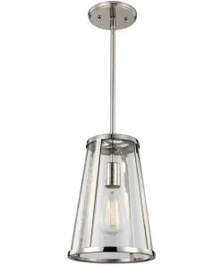 Lampa wisząca z ciekawym szkłem FE-HARROW-P-S z serii HARROW*Sklep Kaja Outlet