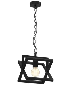 Sale Sklep Kaja Lampa wisząca z czarną ramką, styl industrialny MLP8562 z serii ARNOLD | Kaja Oś