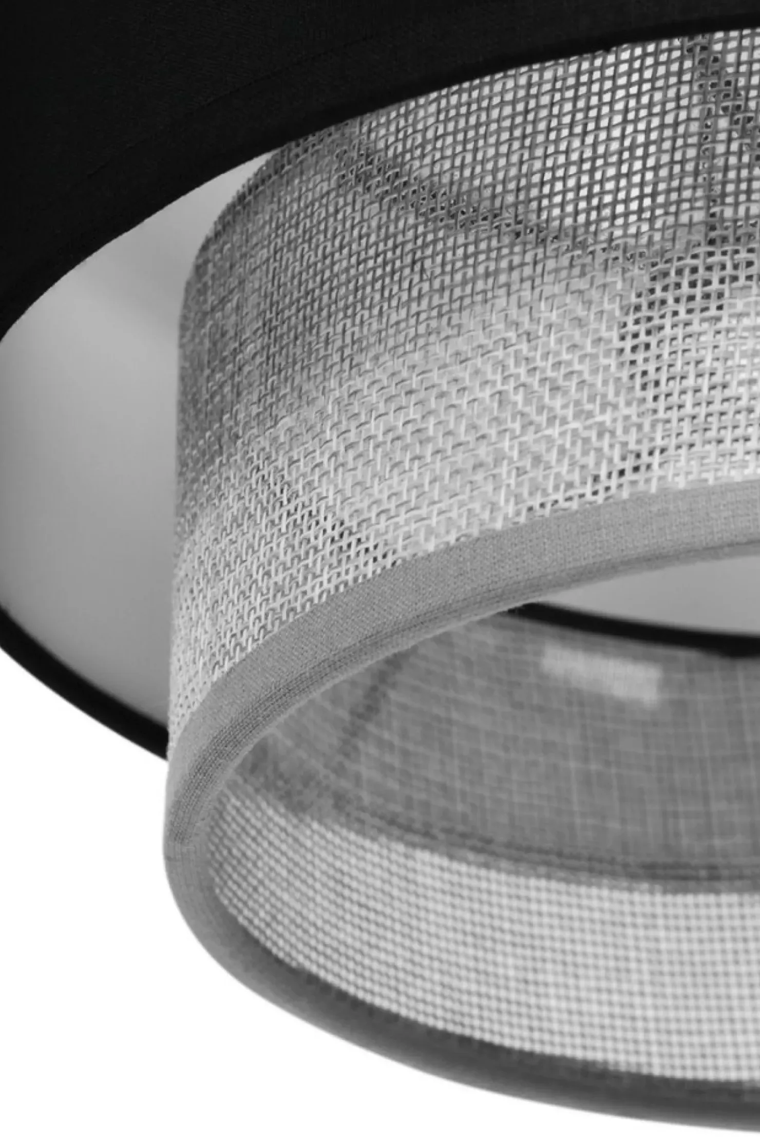 Lampa wisząca z czarno-szarym abażurem K-5170 z serii ETELA | Kaja*Sklep Kaja Hot