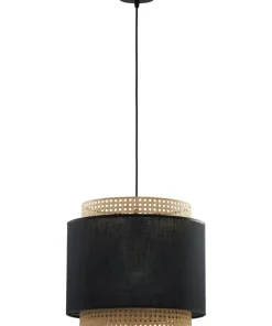 Cheap Sklep Kaja Lampa wisząca z czarno-złomkowym abażurem TK 6542 BOHO | Kaja
