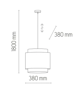 Cheap Sklep Kaja Lampa wisząca z czarno-złomkowym abażurem TK 6542 BOHO | Kaja