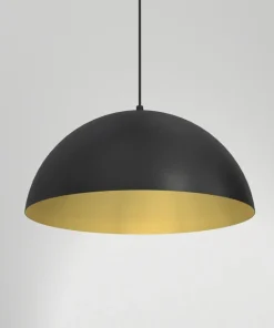 Sale Sklep Kaja Lampa wisząca z czarno-złotym, otwartym kloszem MLP7973 z serii BETA | Kaja Oświ