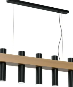 Store Sklep Kaja Lampa wisząca z mi tubami na trzonek GU10 MLP5511 z serii WEST | Kaja Oświ czarny