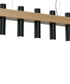 Store Sklep Kaja Lampa wisząca z mi tubami na trzonek GU10 MLP5511 z serii WEST | Kaja Oświ czarny