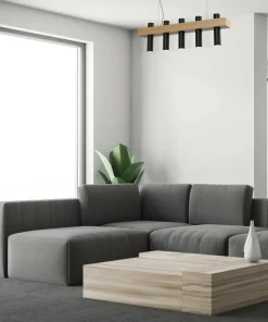 Store Sklep Kaja Lampa wisząca z mi tubami na trzonek GU10 MLP5511 z serii WEST | Kaja Oświ czarny