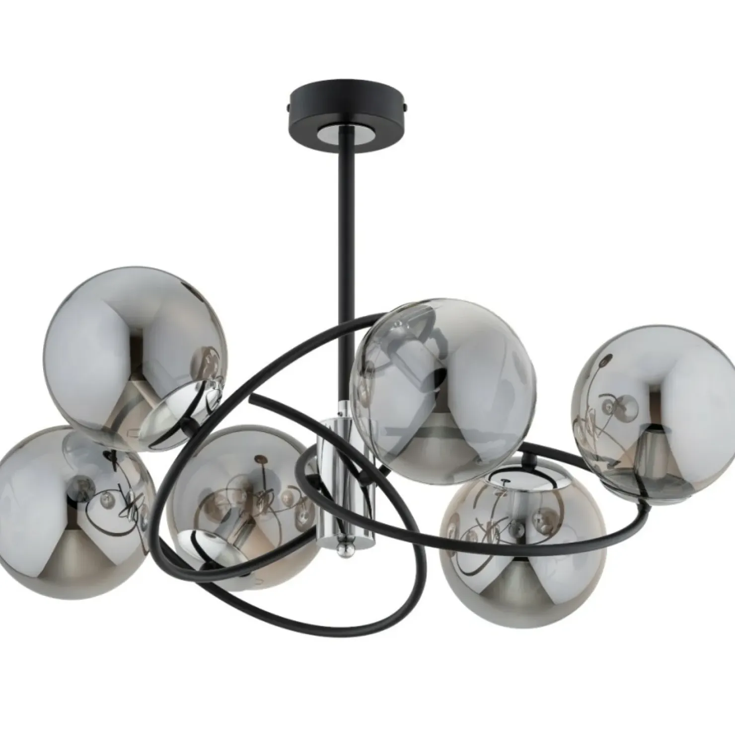 Discount Sklep Kaja Lampa wisząca z dekoracyjnymi kloszami AL 63236 z serii WIROMAT