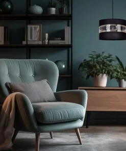 Lampa wisząca z dekoracyjnym abażurem do salonu K-5200 z serii NICEA*Sklep Kaja New