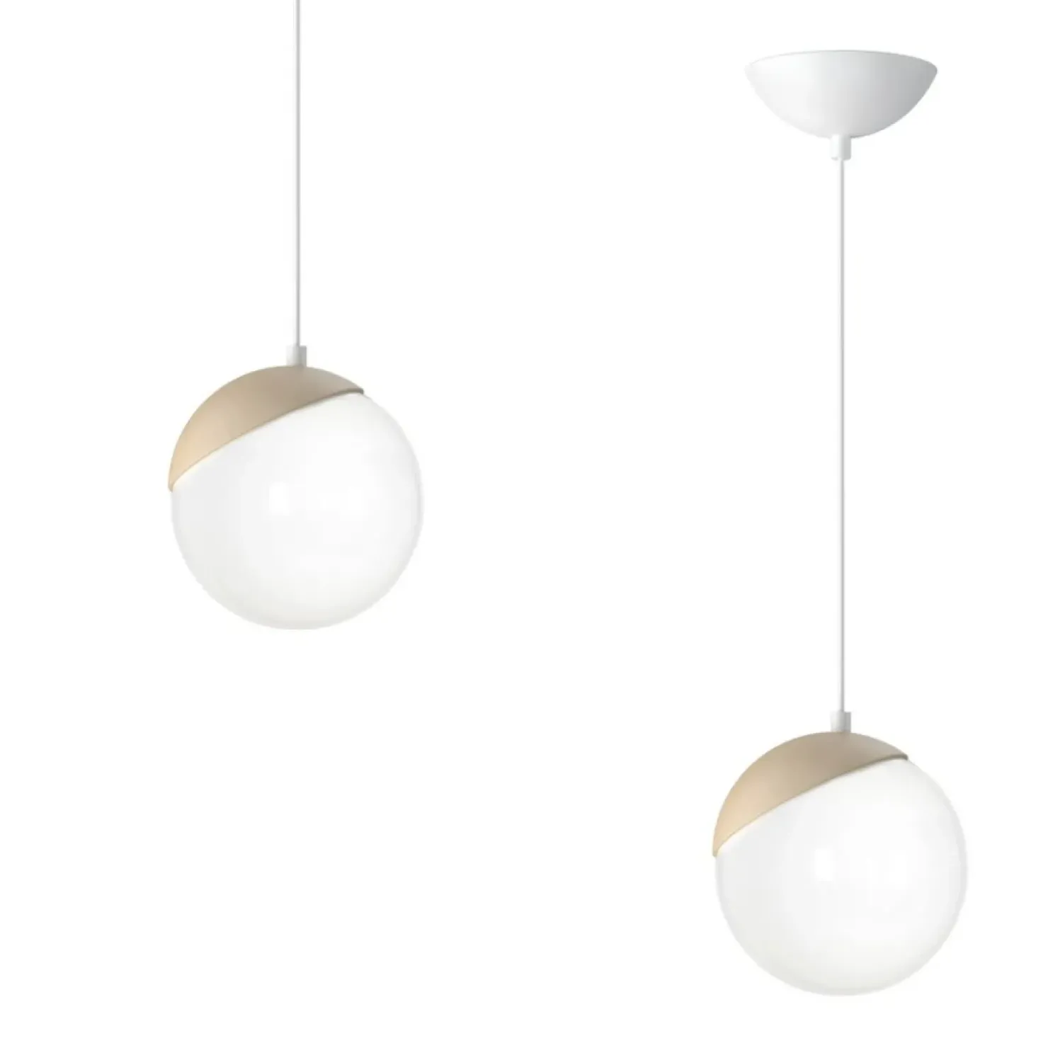 Store Sklep Kaja Lampa wisząca z dekoracyjnym podkloszem MLP5424 z serii SFERA WOOD | Kaja Oświet