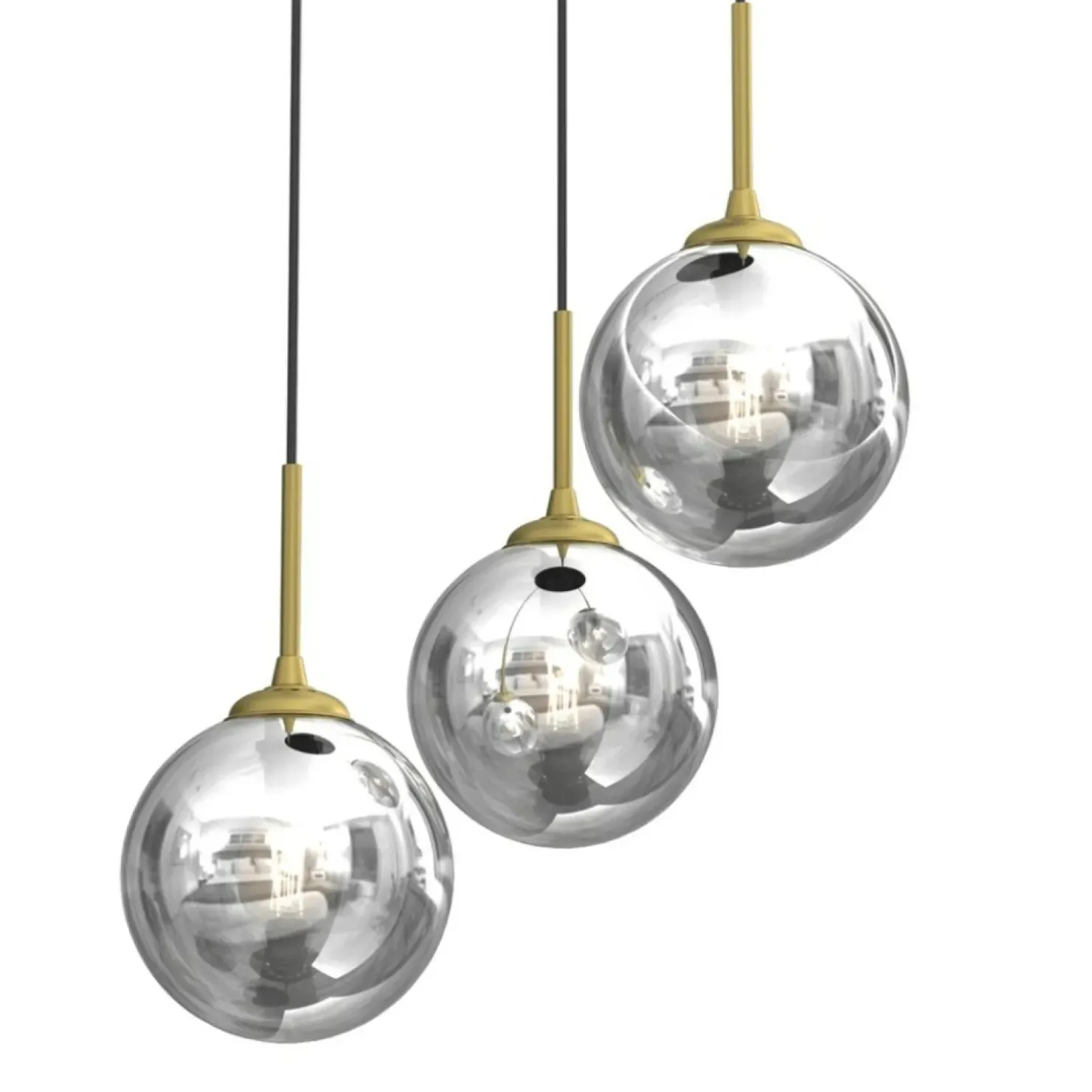 Cheap Sklep Kaja Lampa wisząca z dekoracyjnymi kloszami MLP8416 z serii REFLEX | Kaja Oświetlenie
