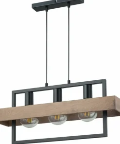 Cheap Sklep Kaja Lampa wisząca z dodatkiem drewna, nad stół SIG 32217 z serii ROBIN