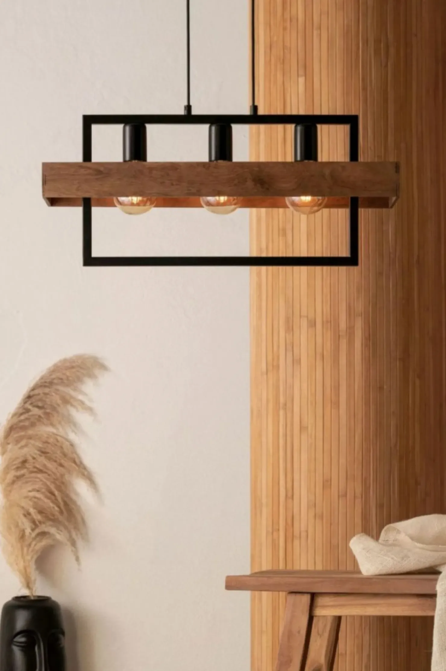 Cheap Sklep Kaja Lampa wisząca z dodatkiem drewna, nad stół SIG 32217 z serii ROBIN